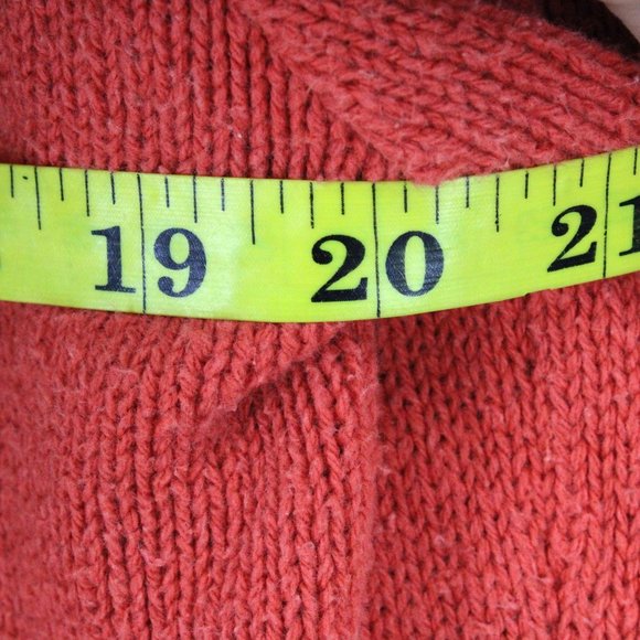 F. by Faconnable Sweater Women's Casual Pink Pullover V Neck Hooded Size M - Picture 7 of 8